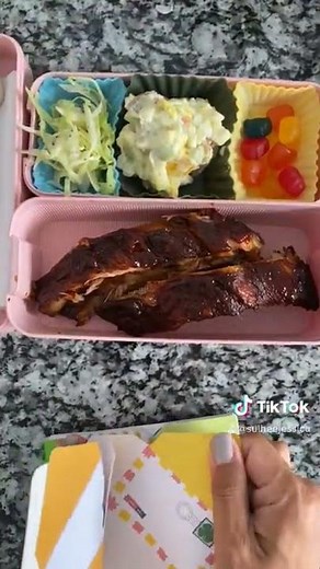 BBQ ribs bento box lunch # Shorts