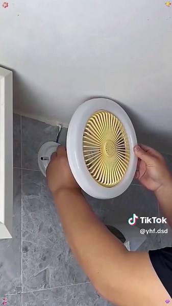 Adjustable Swivel Ceiling Fan with Integrated Light