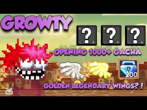 Opening 1000 Gacha ||GrowTY || Growtopia Private Server