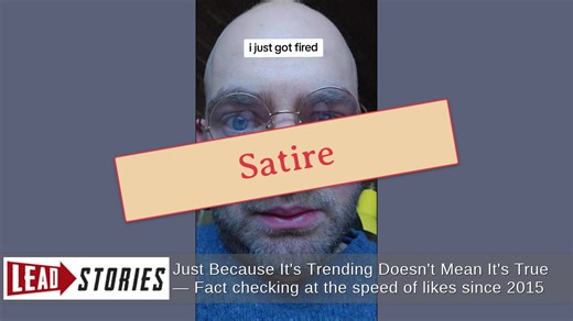 Fact Check: Satirical Damien Slash Video Shows Him Saying He Got Fired Over Charlie Kirk Comments -- Not Real | Lead Stories