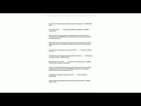 COLORADO DMV PRACTICE EXAM WITH 100 VERIFIED SOLUTIONS7