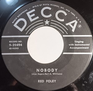 Red Foley - Nobody / Hominy Grits