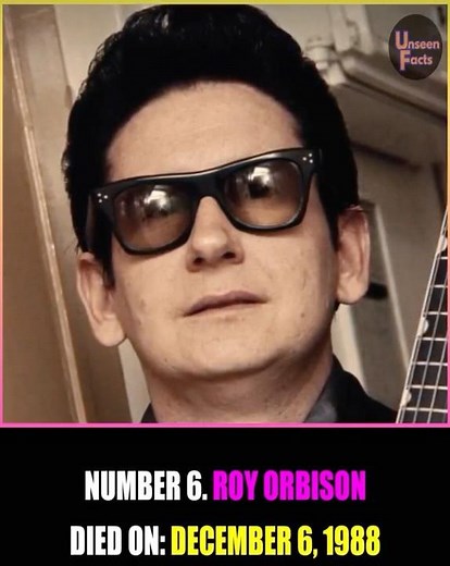 Remembering Roy Orbison, the iconic singer who died of a heart attack at 52. #royorbison