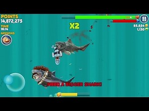 Hungry Shark Evolution MEGALODON Android Gameplay #7