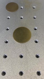 Custom ball markers?! These are pretty fun to make and the possibilities are endless! Still working on finding good ones that are magnetic, these are brass and do not stick to magnets. #golf #ballmarker #golflife #fiberlaser #laserengraving | Two Moose Design