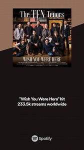 14K views · 151 reactions | More Ten Tenors music has been added to Spotify!* You can now stream our album, 'Wish You Were Here'. Have a listen to songs such as 'The Way You Make Me Feel', 'Nothing Compares 2U', and 'Hallelujah'. https://open.spotify.com/album/5fru1DMPcCVdzNWM35xIAR?si=ObVRUZUoTeKUkfp0ouN93w *Not yet avalable in Germany, Austria or Switzerland. #newmusic #newmusicdaily #newmusicrelease #newmusicalert | The Ten Tenors | Facebook