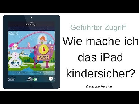 Die iPad/iPhone Kindersicherung: Einstellungen sperren (Deutsch)
