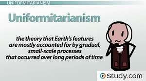 Catastrophism & Uniformitarianism | Definitions & Comparison - Video | Study.com