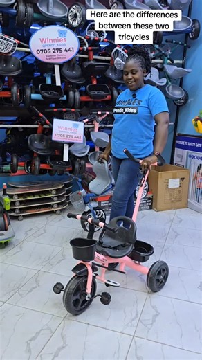 We have different tricycles for kids and we can help you choose what's best for your kids Reach us O7O5.2.7.5.4.4.1 We are at Nairobi CBD superior Centre 3rd floor J10 | Pendo kidss