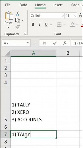 Use Alt + Enter in Excel | Enter Multiple Lines in One Cell #excel #exceltips