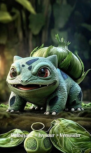 Pokemon Evolution | Bulbasaur - Ivysaur - Venusaur | Real life Pokemon