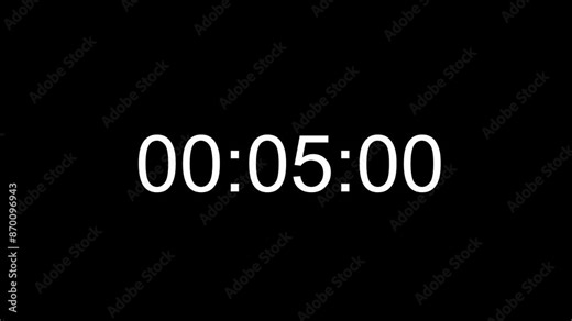 One minute of 30 fps timecode on black screen. 1 minute of time code for video and sound production