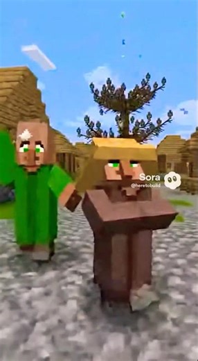 Pigeons pooping on Minecraft villagers. #minecraftshorts #minecraft #kidsvideo