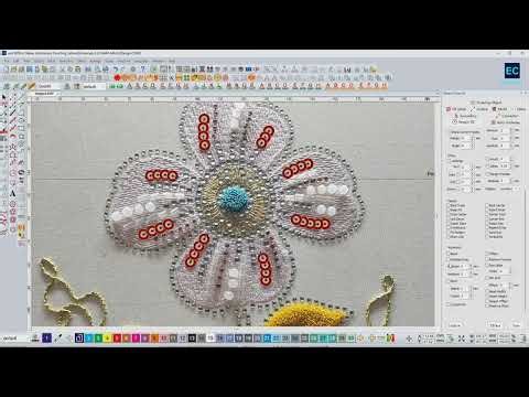 Bead and Sequin digitizing