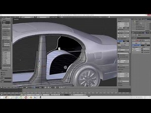 blender 3d car interrior modeling tutorial Part 4