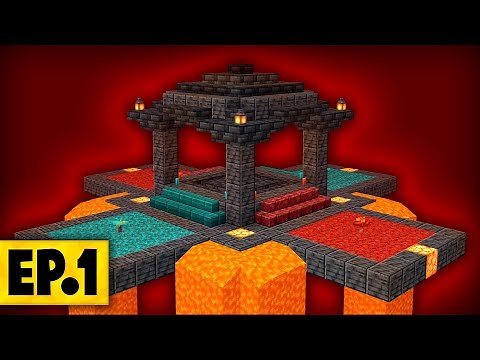 Minecraft Cryptopolis | ALL NEW NETHER SKYBLOCK! #1 [Modded Questing Skyblock]
