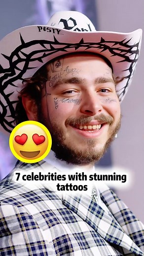 7 Celebrities with Stunning Tattoos. #rihanna #ladygaga #postmalone #... | Celeb Starscape