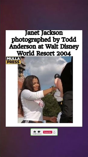 #janetjackson Photographed By Todd Anderson At Walt Disney World Resort 2004✨🤩#shorts #viral