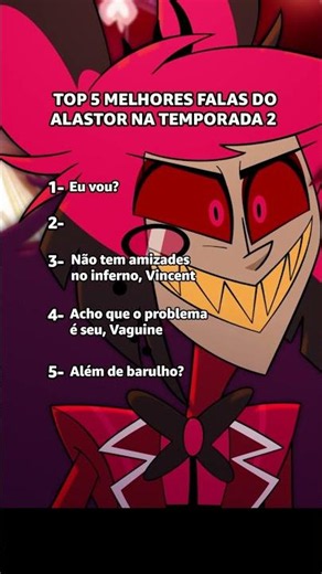 As melhores falas do Alastor da temporada 2 #HazbinHotel