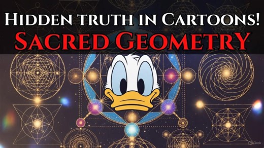 HIDDEN TRUTH IN CARTOONS PT. 1 DONALD DUCK |(SACRED GEOMETRY) |PLEDGE LIGHT🪬👁
