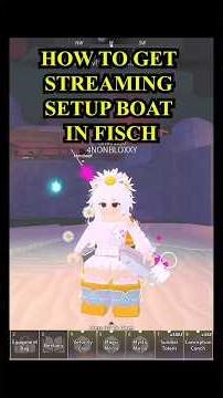 Streaming Setup Boat In FISCH? #roblox #fisch #fyp #shorts