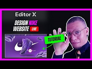 Editor X Tutorial | Nike Ecommerce Website | Daily Design Challenge