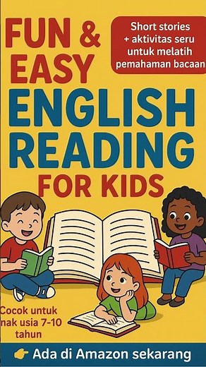 Fun & Easy English Reading for Kids: Short Stories + Fun Activities to Boost Reading Comprehension.