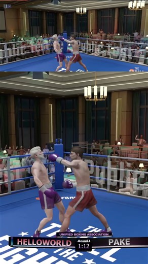 NASTY. UPPERCUT. KNOCKDOWN | UBA9 Helloworld vs Pake #totf2 #vrboxing #gaming