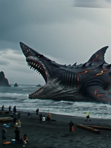 Giant Lava Shark Emerges: Mysteries of the Deep Sea