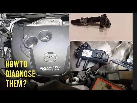 Differential Pressure Sensor, Exhaust Pressure Sensor. How to diagnose? Reference data, DTCs