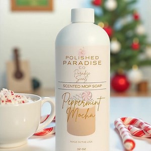 Christmas Scented Mop Soap: Gingerbread, Tree, Peppermint Mocha, Cranberry, Sugarplum, Cookie Scents 32 Oz - Etsy