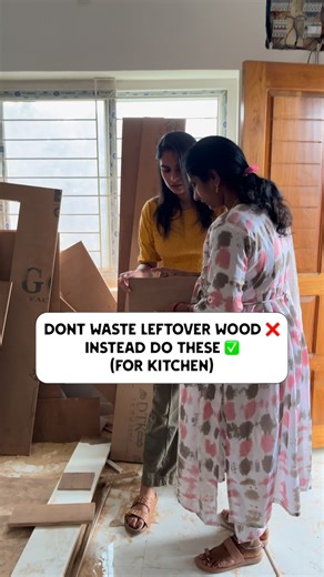 Sai Srushti Interiors on Instagram: "Don’t waste leftover wood ❌ instead do these ✅ ( for kitchen) Design Tips | Inspirations | Leftover ply wood designs for kitchen | Corner Interiors | Home Décor | 2bhkflats | 3bhkflats | Interiors | Buildings | Realestate | Renovation |HyderabadHomes|Hyderabad interiors | sai srushti interiors | home decor |OG | pavan Kalyan | maheshbabu | Ss Rajamouli Dm : @saisrushtiinteriors #interiordesign #homeinteriors #homedesignideas #OG #OGmusic #pavankalyan #saisrus