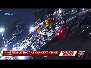 Nine injured in shooting at Cincinnati concert venue; video shows moments shots ring out