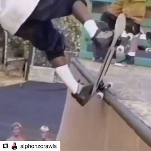 Alphonzo Rawls just posted this little clip from “Lick”, the last video in the legendary 5 H-Street video Series that were done in the 80’s and into the early 90’s. Alf had a monumental impact on H-Street, not just with his skating but also as an artist and designer. He worked closely with T-Mag and also helped some of the younger skaters on the team. Alf and Eric Koston were quite the duo team during the filming of Next Generation. Alf was one of the original ATV’s, along with Jason Rogers and 