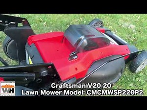Thoughts After Two Mowings With The Craftsman V20 20" Lawn Mower Model: CMCMWSP220P2