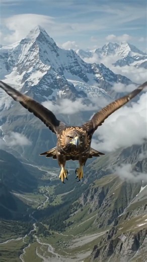 The Eagle Takes Flight | Epic 4K Cinematic Mountain Flight