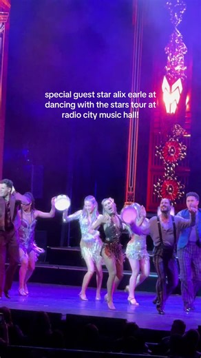 Alix Earle Joins Dancing with the Stars Tour at Radio City