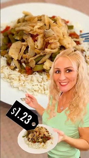 $1.23 Southern Bacon Green Beans Dinner (Shelf Stable Hack 😱)