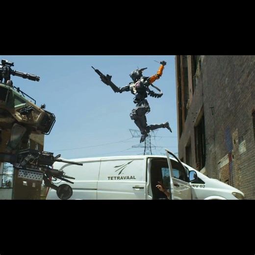 Robot vs Military Machine 💥 | Chappie Final Fight! #Chappie #ArtificialIntelligence #hollywoodmovies