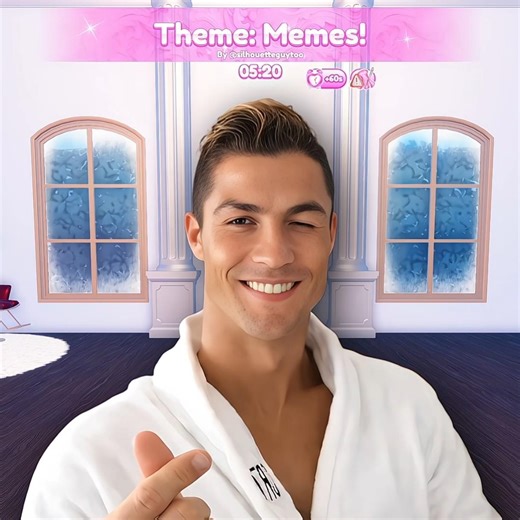 [ Ronaldo Drinking Meme ] Dress to Impress MEMES 🤣 #shorts