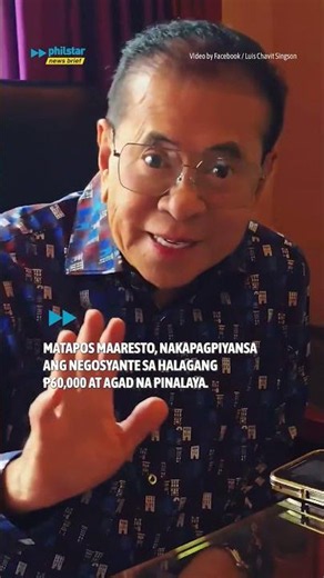 Chavit Singson, nakapagpiyansa matapos maaresto sa kasong cyberlibel