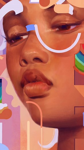 New piece: ‘Terracotta’ for a group exhibit with Supersonic Art. #art #adobefresco #fyp #digitaldrawing