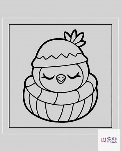 Kawaii World Bold & Easy Coloring Pages
