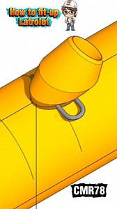 How to fit-up and align the Latrolet #fabrication #steel #pipe #fabricator #christopherrejano | Christopher Rejano