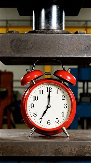 Réveil VS presse hydraulique !