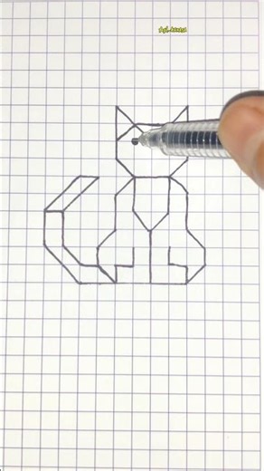 The Art Of Drawing A Cat #3d #drawing #senikreasi #art #howtodraw