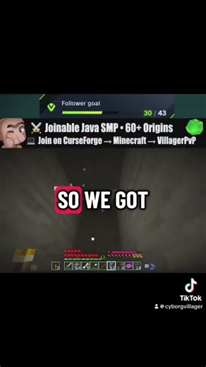 💪 Mining Like a Cyborg! No Pickaxe Needed in VillagerPvP SMP ⚙️ | Modded Minecraft Origins