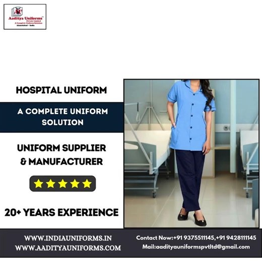 Hospital Uniform Available At Aaditya Uniforms