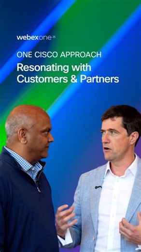2K views · 28 reactions | Checking in with our partners and customers is key. DP Venkatesh met up with Chris Wade of Gamma at #WebexOne to learn how our One Cisco approach resonates with customers, and what features announced this week really stand out. Come see what else is new: https://cs.co/6188Ac2Fj | Webex | Facebook