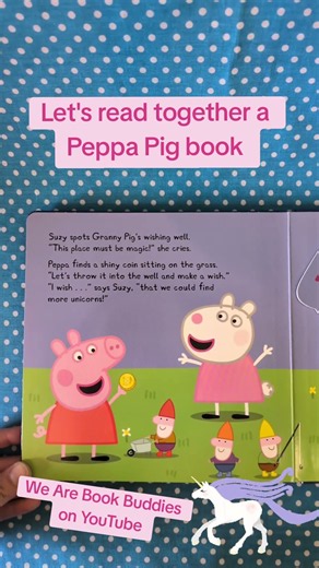 Let's read together a Peppa Pig book. Peppa's Pop-Up Unicorns 🤞🏻🦄☀️